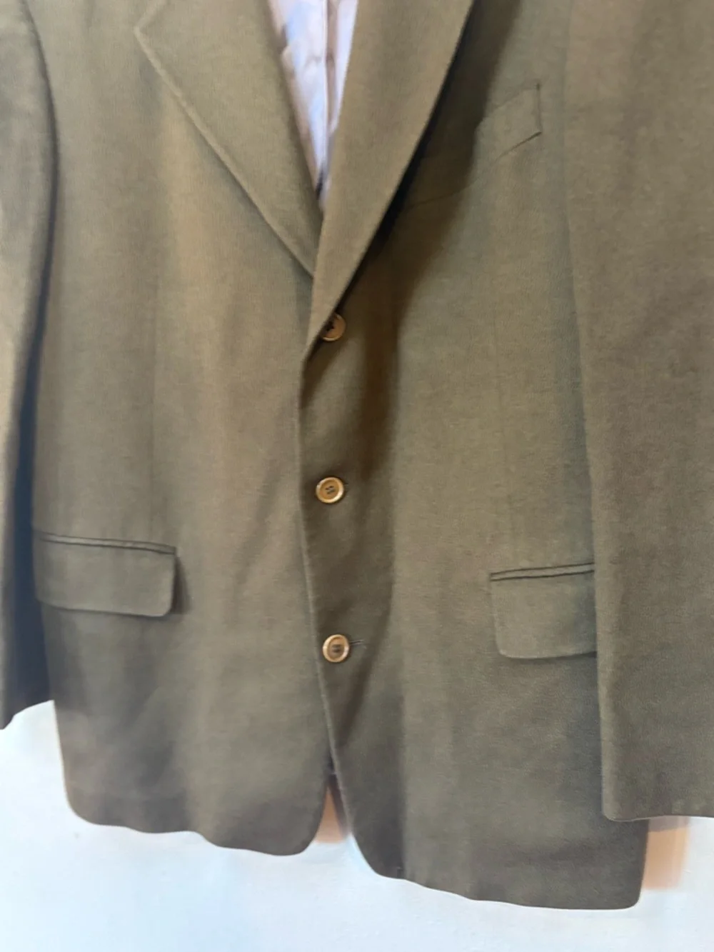 Vintage Hugo Boss Olive Blazer Mens L XL Grandpa Core Sport Coat